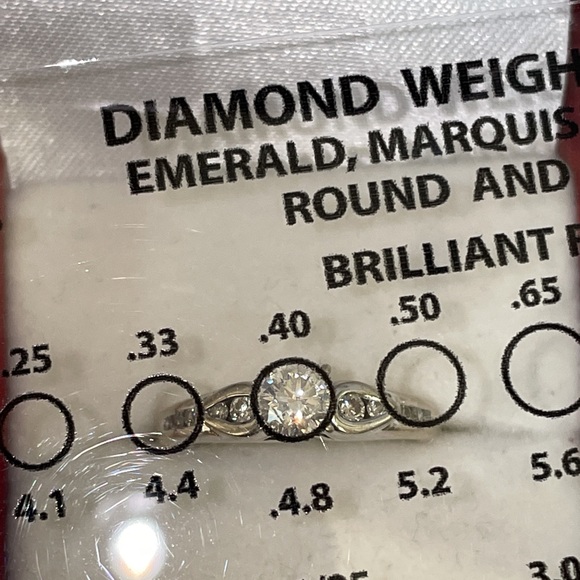 Solid 14K White Gold Natural Round Cut Diamond Solitaire Engagement Vintage Ring - Picture 9 of 17